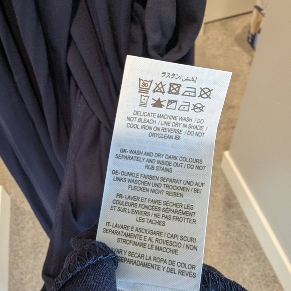 Brand new Lavinia collared jersey dress in navy blue from Boden, size 12 - Picture 5 of 8